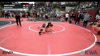 74 lbs Rr Rnd 3 - Kenzie Lemings, Eufaula Ironheads Wrestling Club vs Skylar Tice, Sperry Wrestling Club