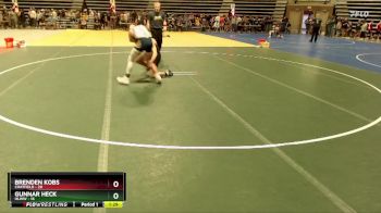 150 lbs Champ. Round 1 - Brenden Kobs, Chatfield vs Gunnar Heck, HLWW