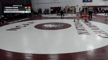 125 lbs Semifinal - Treyton Ackman, Upper Iowa vs Dominick Marre, Central