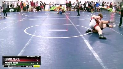 145 lbs Cons. Round 3 - Hunter Adams, Eagles Wrestling Club vs Anders Tibbs, Michigan Premier