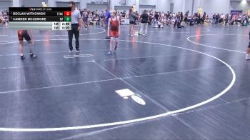 95 lbs Round 5 - Camden McLemore, Morris Fitness vs Declan Witkowski, Team Central Wrestling Club