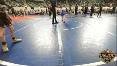 57 lbs 3rd Place - Preslie Dickerson, Blue Devil Wrestling vs Azayla Mitchell, Prime Wrestling