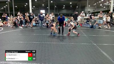 68 lbs Round 7 (8 Team) - Amari Brobeck, Buffalo Valley WC vs Greggy Bachmann, Attack Mat Club