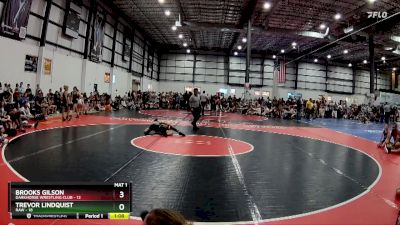 70 lbs Semis (4 Team) - Brooks Gilson, DARKHORSE WRESTLING CLUB vs Trevor Lindquist, RAW