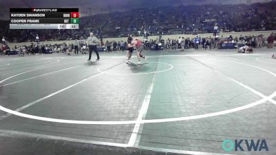 Consi Of 8 #1 - Kayden Swanson, Barnsdall Youth Wrestling vs Cooper Frank, HBT Grapplers