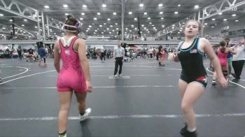 130 lbs Round 5 (6 Team) - NOLI GUZMAN, FIWC Sassy Lassies Angels vs Brynn Ryan, PA West White