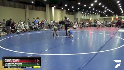 60 lbs Round 2 (8 Team) - Owen Toungette, Williamson County WC vs Aaron Rogers, Alabama Elite Red