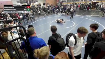 150 lbs Cons. Round 4 - Judah Brazle, Post Falls vs Nolan Lofstedt, Mead
