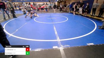 119 lbs Semifinal - Caddo Gilmore, Team Conquer Wrestling vs Noah Kinion, Dark Cloud Wrestling Club