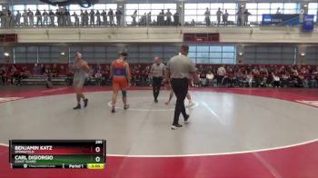 285 lbs Quarterfinal - Carl DiGiorgio, Coast Guard vs Benjamin Katz, Springfield