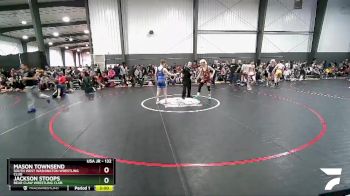 132 lbs Quarterfinal - Mason Townsend, South West Washington Wrestling Club vs Jackson Stoops, Bear Claw Wrestling Club