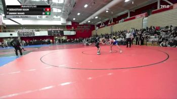 128 lbs Cons. Round 1 - Sebastian Kauh, Tamalpais vs Derek Wang, Dougherty Valley