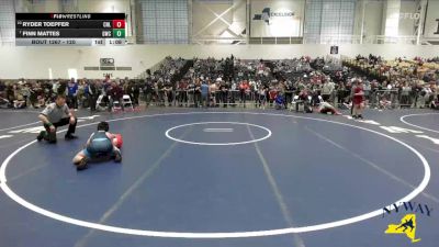 120 lbs Champ. Round 1 - Finn Mattes, GPS Wrestling Club vs Ryder Toepfer, Club Not Listed
