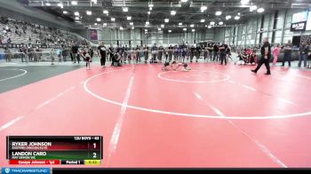 63 lbs 1st Place Match - Ryker Johnson, Eastern Oregon Elite vs Landon Caro, Mat Demon WC