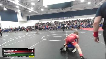 106 lbs Semifinal - Mason Schlaht, Monster Garage vs Victor Lugo, Unattached