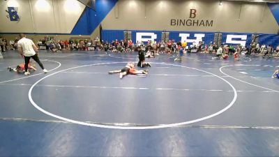 90 lbs Cons. Round 1 - Kylee Ledbetter, Sons Of Atlas Wrestling Club vs Oakley Jones, Bear River Wrestling Club