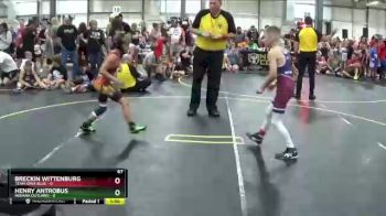 67 lbs Round 3 (6 Team) - Henry Antrobus, Indiana Outlaws vs Breckin Wittenburg, Team Iowa Blue