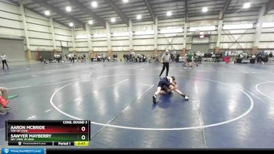 100 lbs Cons. Round 3 - Aaron McBride, Top Of Utah vs Sawyer Mayberry, Sky View Jr High