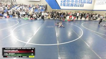 55 lbs Quarterfinal - Cael Woody, Sanderson Wrestling Academy vs Daxton Shelley, Champions Wrestling Club