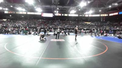 3A 215 lbs Quarterfinal - Tannon Nelson, Aberdeen vs Mishka Rapp, Tri-Valley