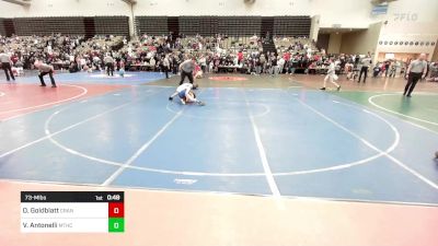 73-M lbs Round Of 16 - Oliver Goldblatt, Cranford vs Vincent Antonelli, Methacton