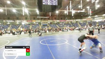 106 lbs Quarterfinal - Xavier Castillo, Juggernaut WC vs Evan Centeno, Blwc