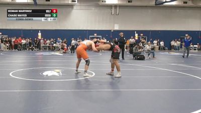 184 lbs Consolation - Roman Martinez, Wesleyan (CT) vs Chase Mayes, Coast Guard