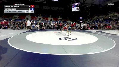 126 lbs Cons. Sub-rd Of 32 - Ryan Hockaday, IN vs Kayden Eller, IA