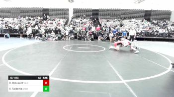 157-A lbs Semifinal - Daniel Delusant, Yale Street vs Vincent Faldetta, Orchard South WC