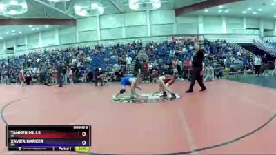 92 lbs Round 2 - Tanner Mills, MI vs Xavier Harker, OH