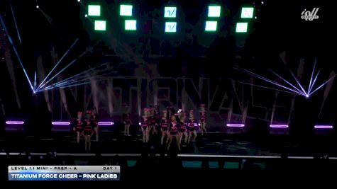 Titanium Force Cheer - Pink Ladies [2026 L1.1 Mini - PREP - A DAY 1] 2026 JAMfest Cheer Super Nationals