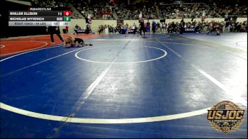 49 lbs Round Of 32 - Rhiller Ellison, F-5 Grappling vs Nicholas Wytovich, Husky Wrestling Club