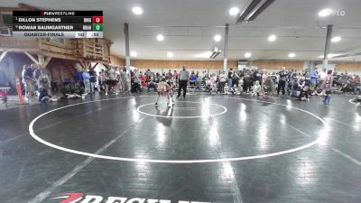 66 lbs Quarterfinal - Dillon Stephens, Binghamton vs Rowan Baumgartner, Branchville
