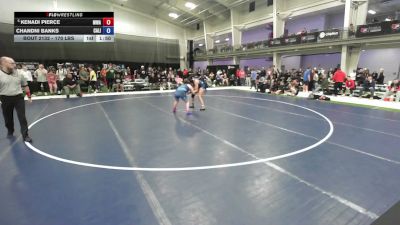 170 lbs Champ. Rd Of 16 - Kenadi Pierce, M3 Wrestling Academy vs Chandni Banks, California