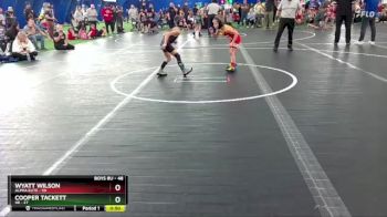 48 lbs Semifinal - Wyatt Wilson, Alpha Elite vs Cooper Tackett, 48