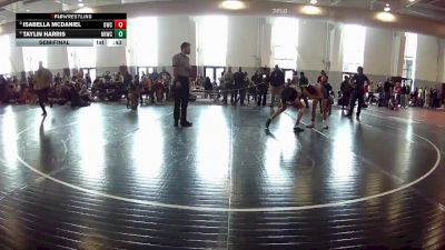 113-119 lbs Semifinal - Taylin Harris, New River Wrestling Club vs Isabella Mcdaniel, Osprey Wrestling Club
