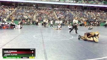 2A 144 lbs Quarterfinal - Jayden Alston, Bunn vs Gabe Foreman, Washington