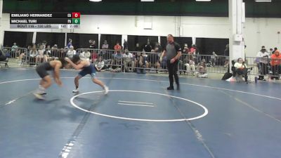 150 lbs Round Of 64 - Emiliano Hernandez, CA vs Michael Turi, PA