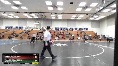 125 lbs 1st Place Match - Tallon Chambers, Fresno City College vs Dakota Sanders, College Of Redwoods