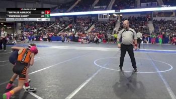 70 lbs Cons. Round 3 - Brynlee Ashlock, Eureka vs Emerson Carey, Augusta