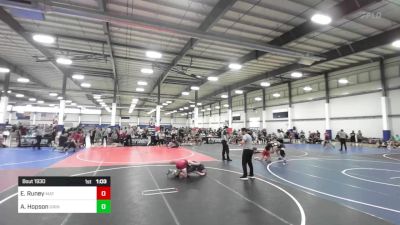 123 lbs Semifinal - Ethan Runey, Mat Monsters vs Axton Hopson, Grindhouse WC