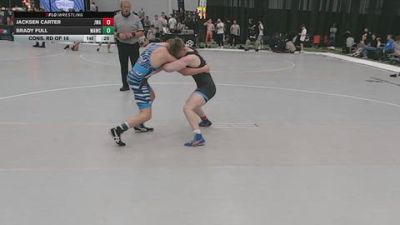 144 lbs Cons. Rd Of 16 - Jacksen Carter, Jackrabbit Wrestling Academy vs Brady Full, Mat Assassins Wrestling Club