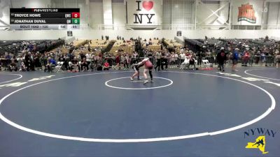 120 lbs Cons. Round 1 - Jonathan Duval, Queensbury Wrestling vs Troyce Howe, Quaker Wrestling Club