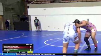 220 lbs Semifinal - Peter Fulgentes, Royal High School Wrestling vs Angel Cervantes, California