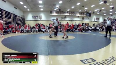 106 lbs Quarters & Wb (16 Team) - Myles Kaehr, Adams Central vs Hunter Duncan, North Miami