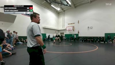 144 lbs Round 1 (6 Team) - Levi Cochrane, Greybull/Riverside vs Wyatt Holloway, Lander