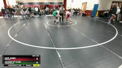 285 lbs Quarterfinal - Hayden St Clair, Lander Valley vs Jace Jones, Douglas