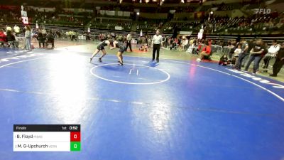 132 lbs Final - Brooklynn Floyd, Power Half Wrestling Academy vs Melodie Guzik-Upchurch, Vernon