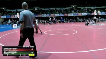 133 lbs Placement (4 Team) - Dillon Messick, Apprentice School vs Zachary Hurst, Camden County College