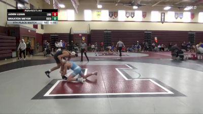 JV-5 lbs 5th Place Match - Aiden Lujan, Linn-Mar vs Braxton Meyer, Northeast Community